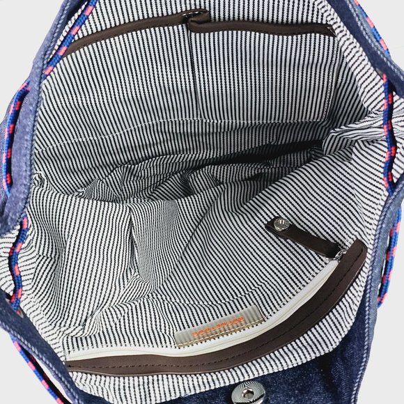 Rocket Dog Women's Two Tone Denim Convertible Backpack, NWT - Picture 7 of 7